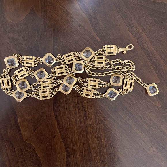 St.John Gold chain and Krystal belt - Picture 8 of 10